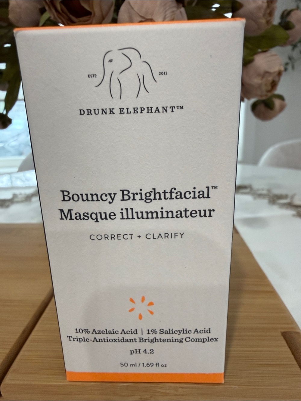Drunk Elephant Bouncy Brightfacial Masque illuminateur